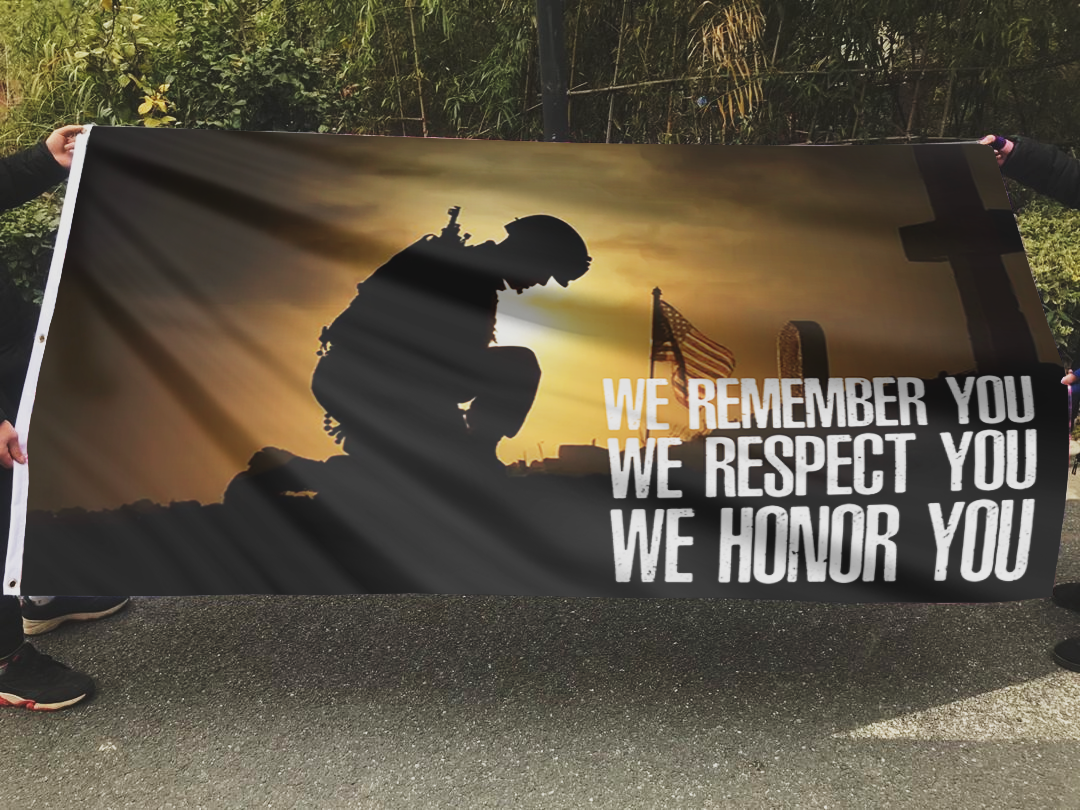 We Honor You Flag