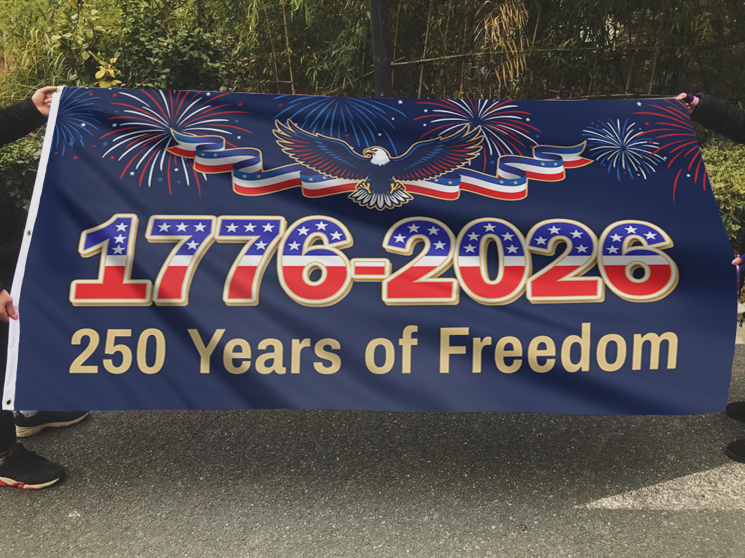 250 Years of Freedom Eagle USA Flag