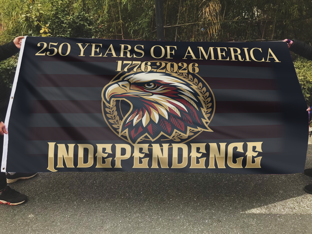 250 Years Of America Independence Flag