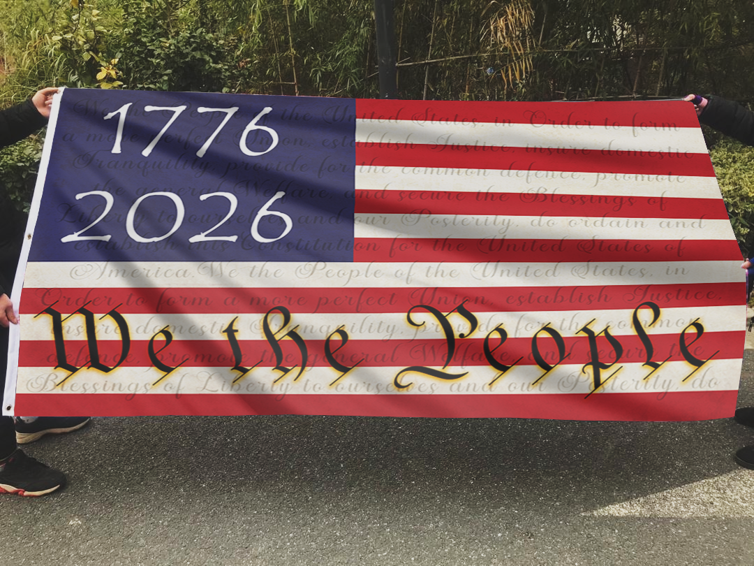 1776-2026 We The People USA Flag