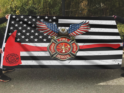 American Fire Fighter Courage and Honor Flag