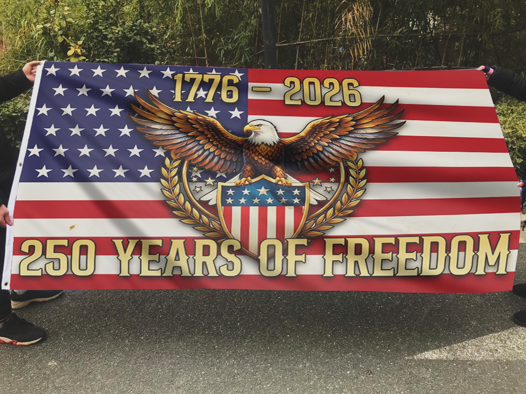 USA 250 Years of Freedom Eagle Flag