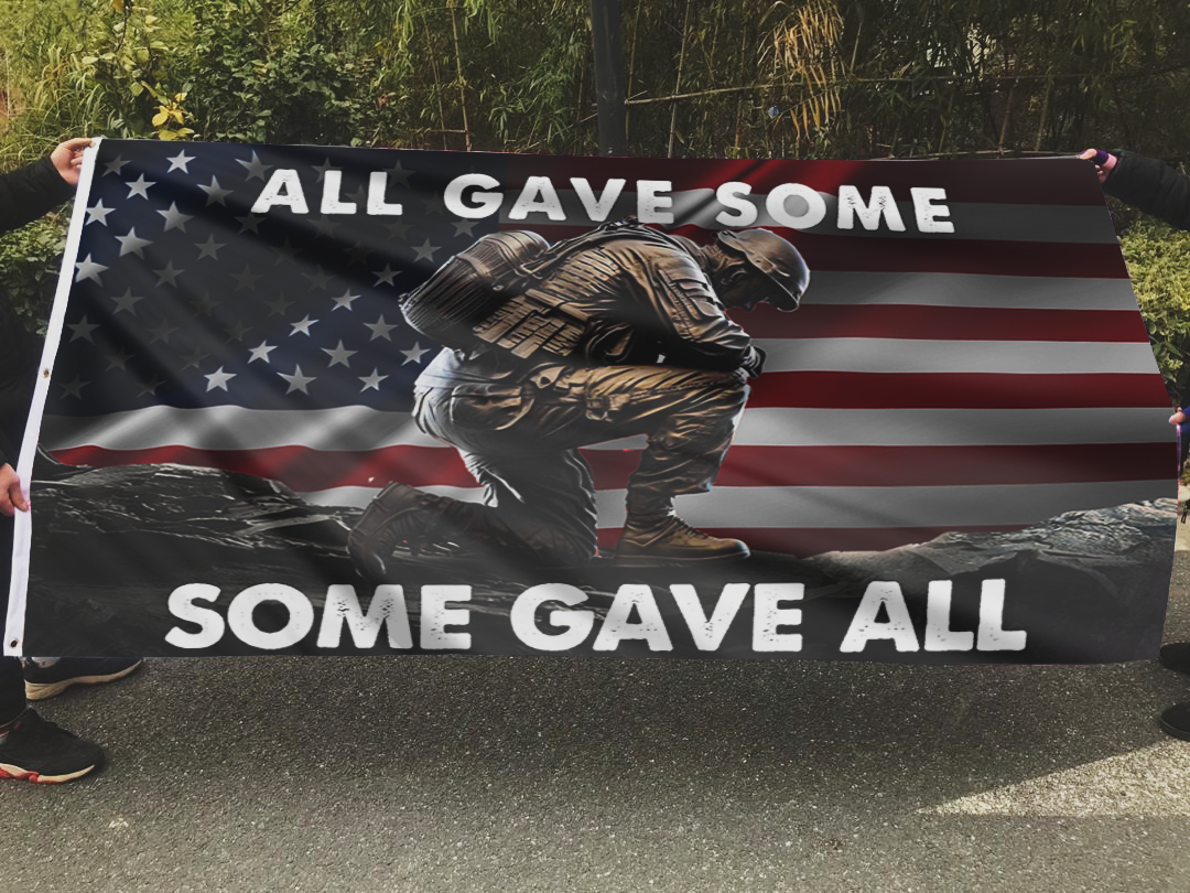 All Gave Some, Some Gave All USA Flag