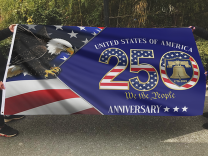 USA 250 We The People Anniversary Flag