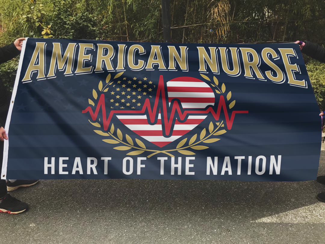 American Nurse - Heart of the Nation Flag