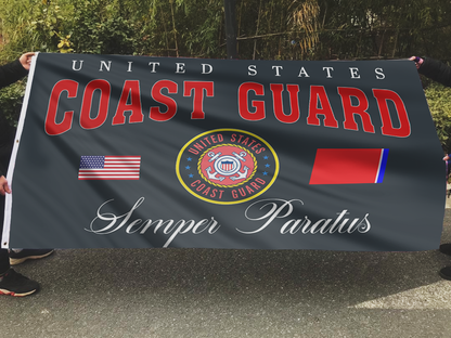 Coast Guard Semper Paratus Flag