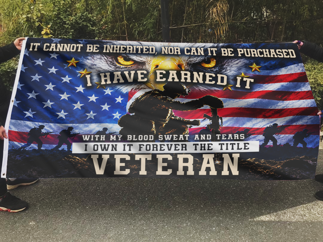 It Cannot Be Inherited Veteran Flag