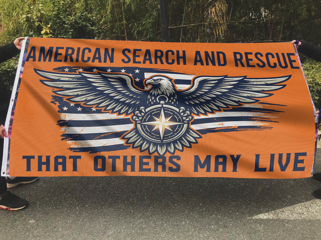 American Search and Rescue Flag