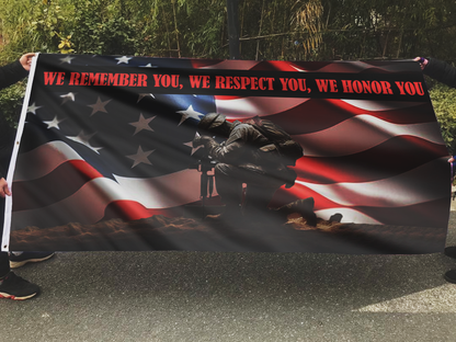 We Respect You USA Flag