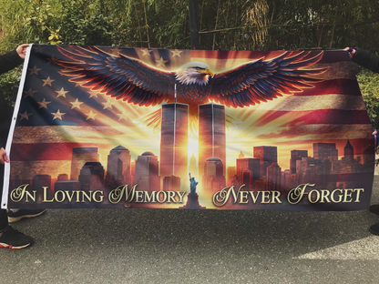 In Loving Memory - Never Forget Flag