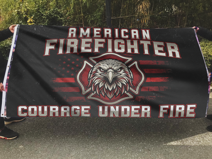 American Firefighter - Courage Under Fire Flag