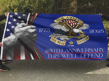 This We’ll Defend - U.S. Army 250th Anniversary Flag