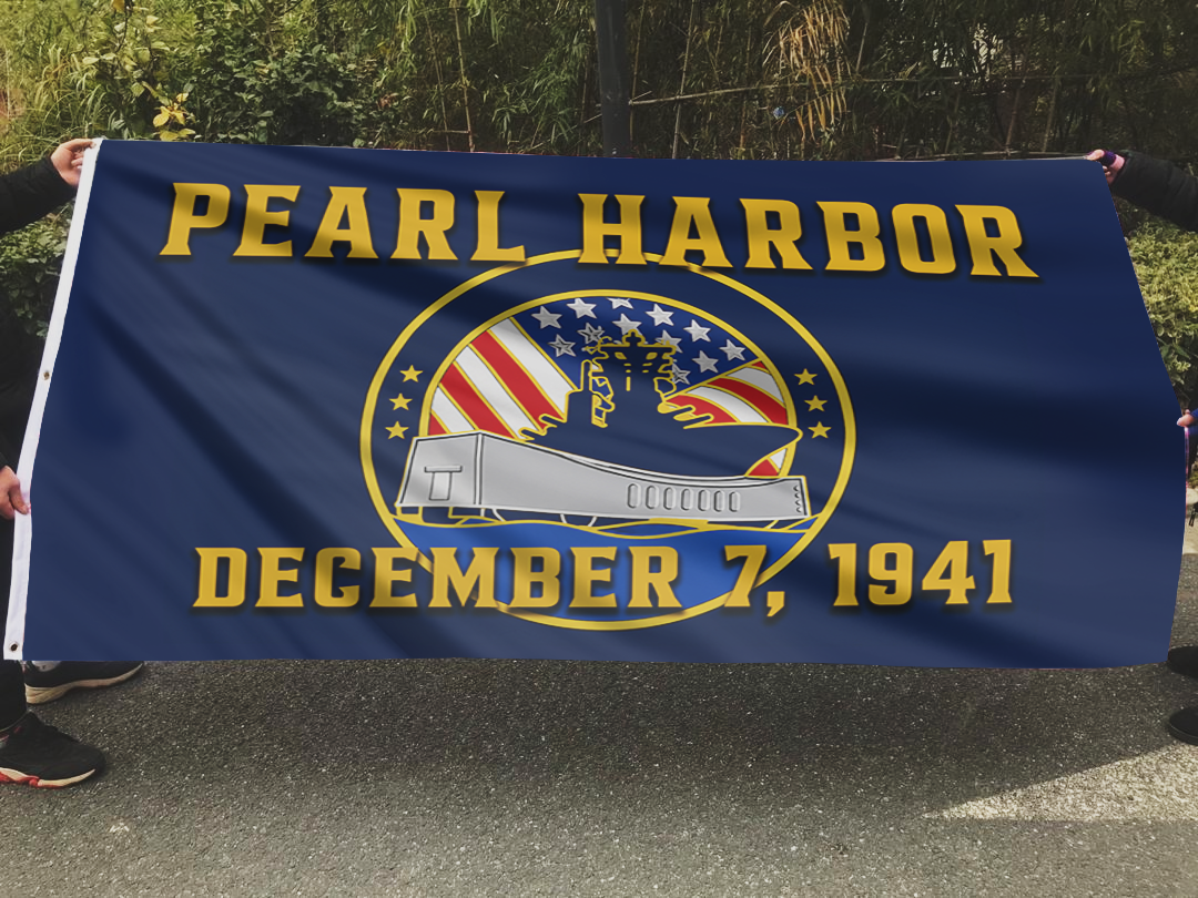 Pearl Harbor December 7, 1941 Flag