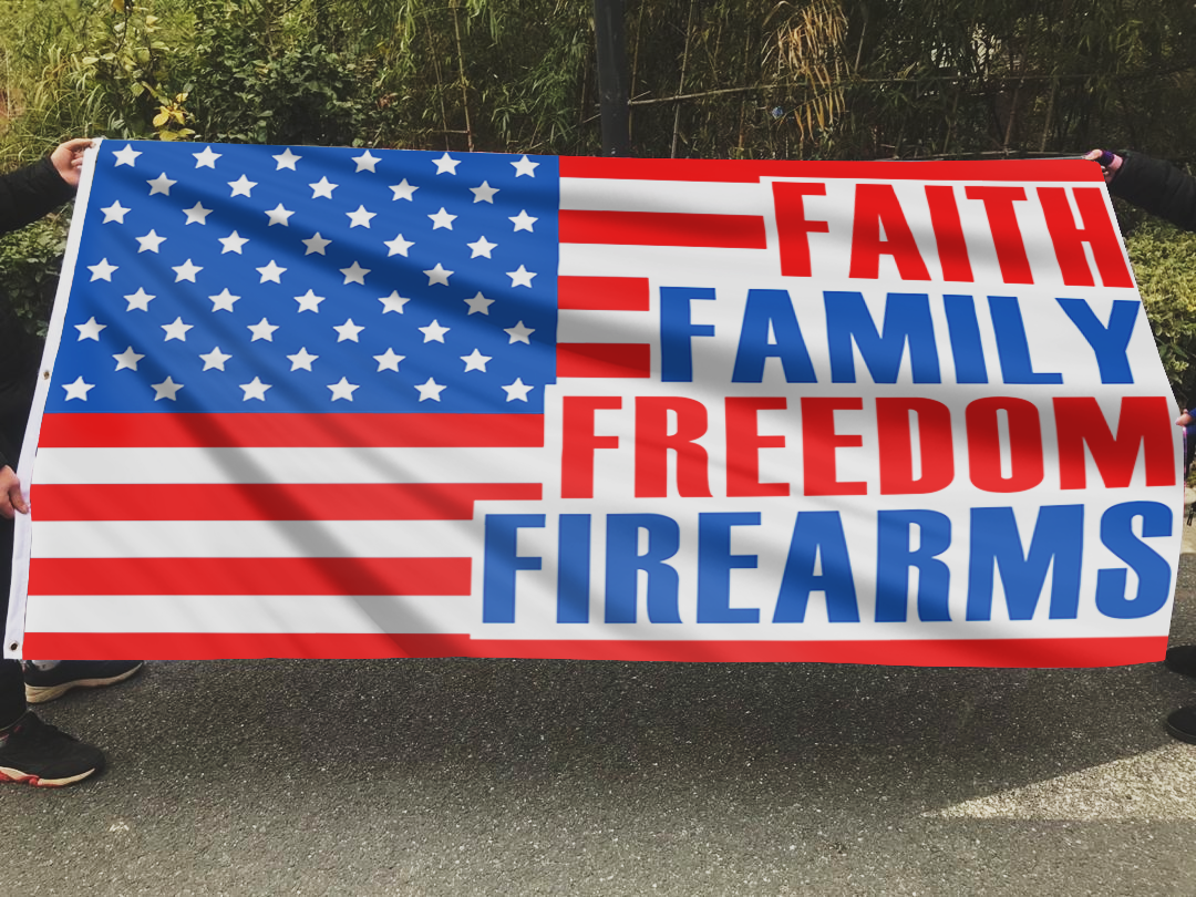 Four Freedoms USA Flag