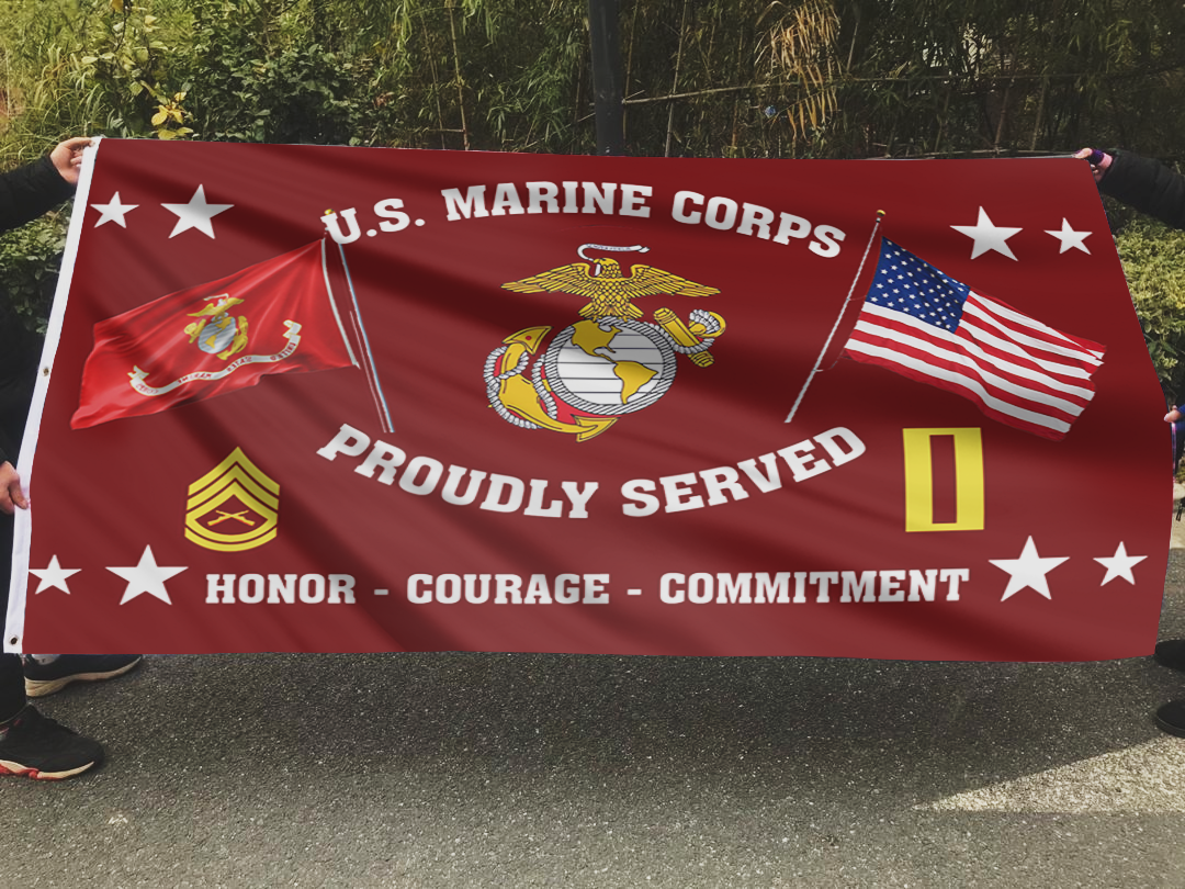 United States Marine Corps - CWO5 Flag