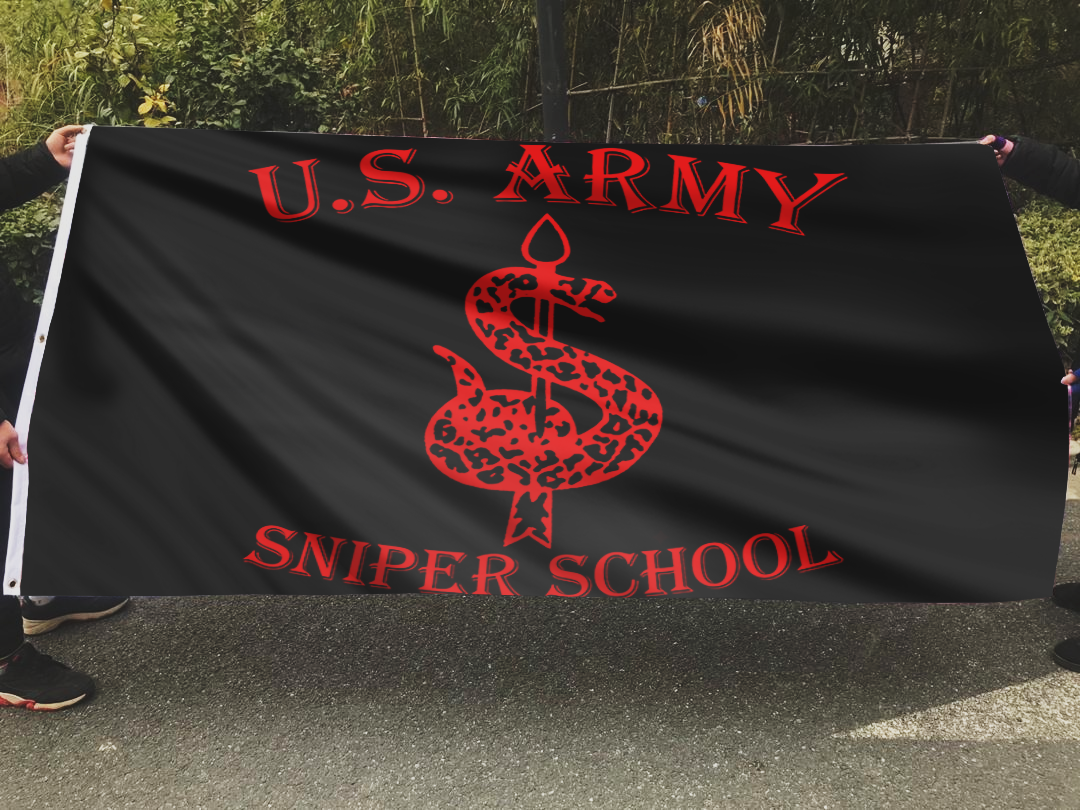 U.S. Army Sniper School Black Flag