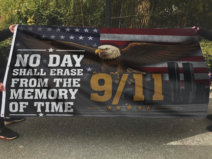 9/11 No Day Shall Erase Flag