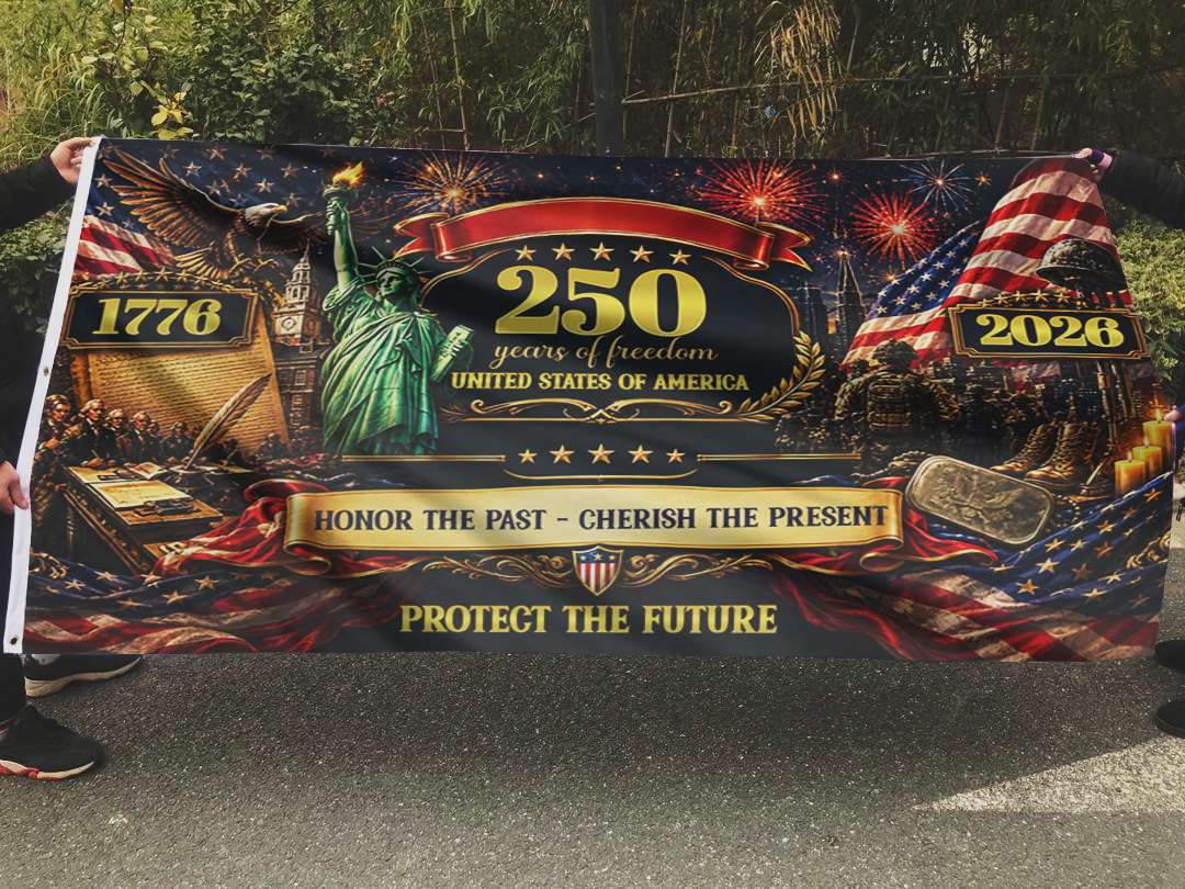 250 Years of Freedom - Protect the Future Flag