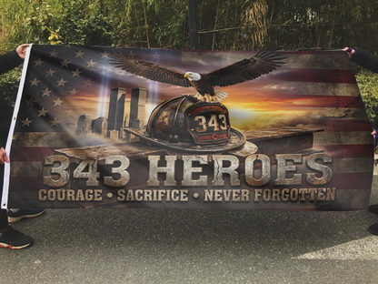 343 Heroes - Never Forgotten Flag