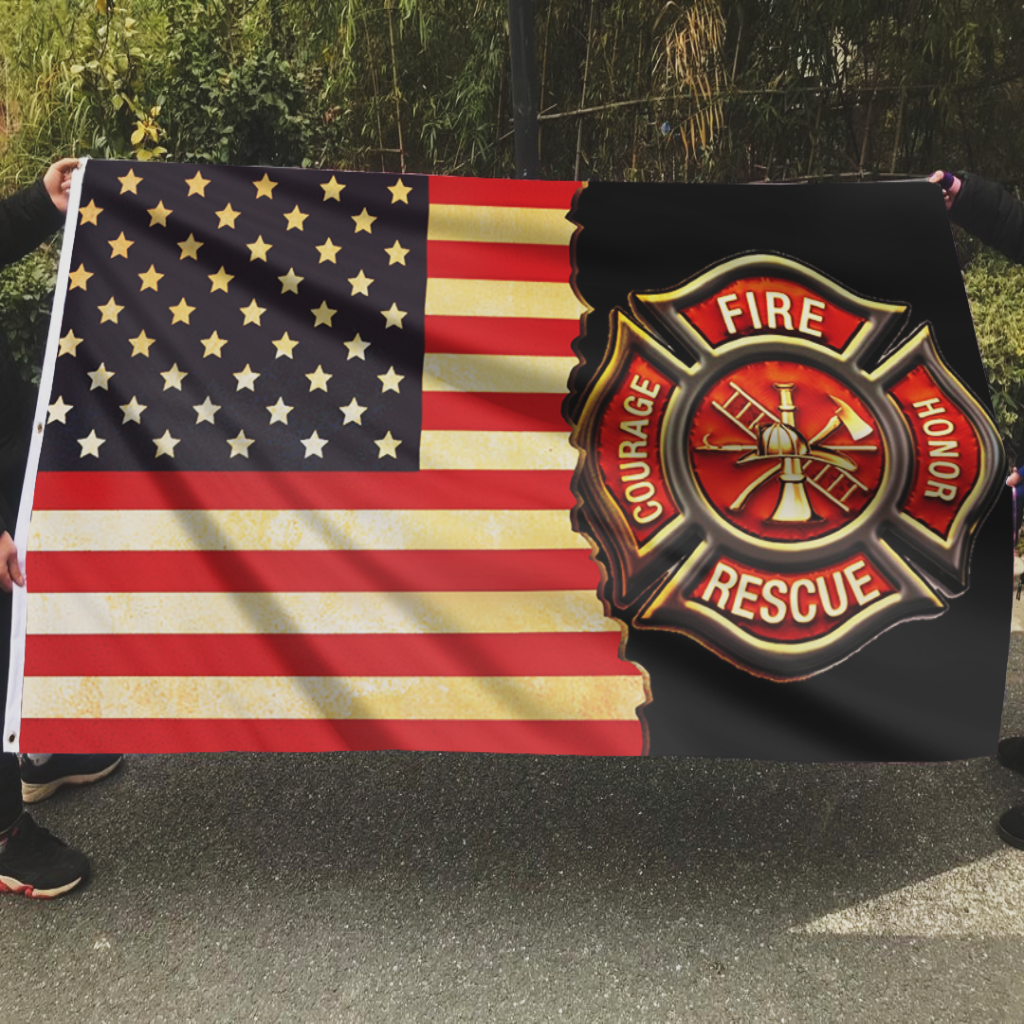 Fire Rescue Honor Flag