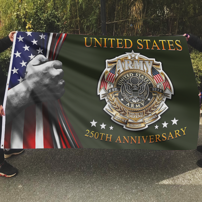 250th Anniversary US Army Flag