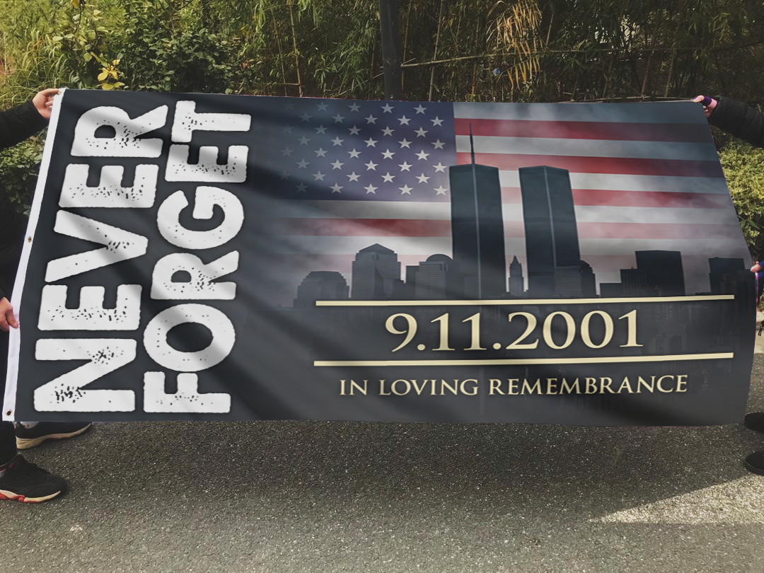 Never Forget - In Loving Remembrance Flag