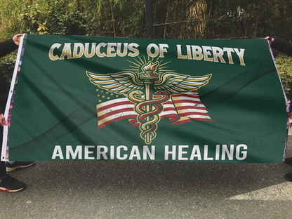 Caduceus of Liberty Flag