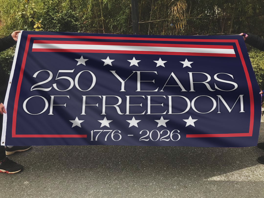 250 Years of Freedom 5 Stars Flag