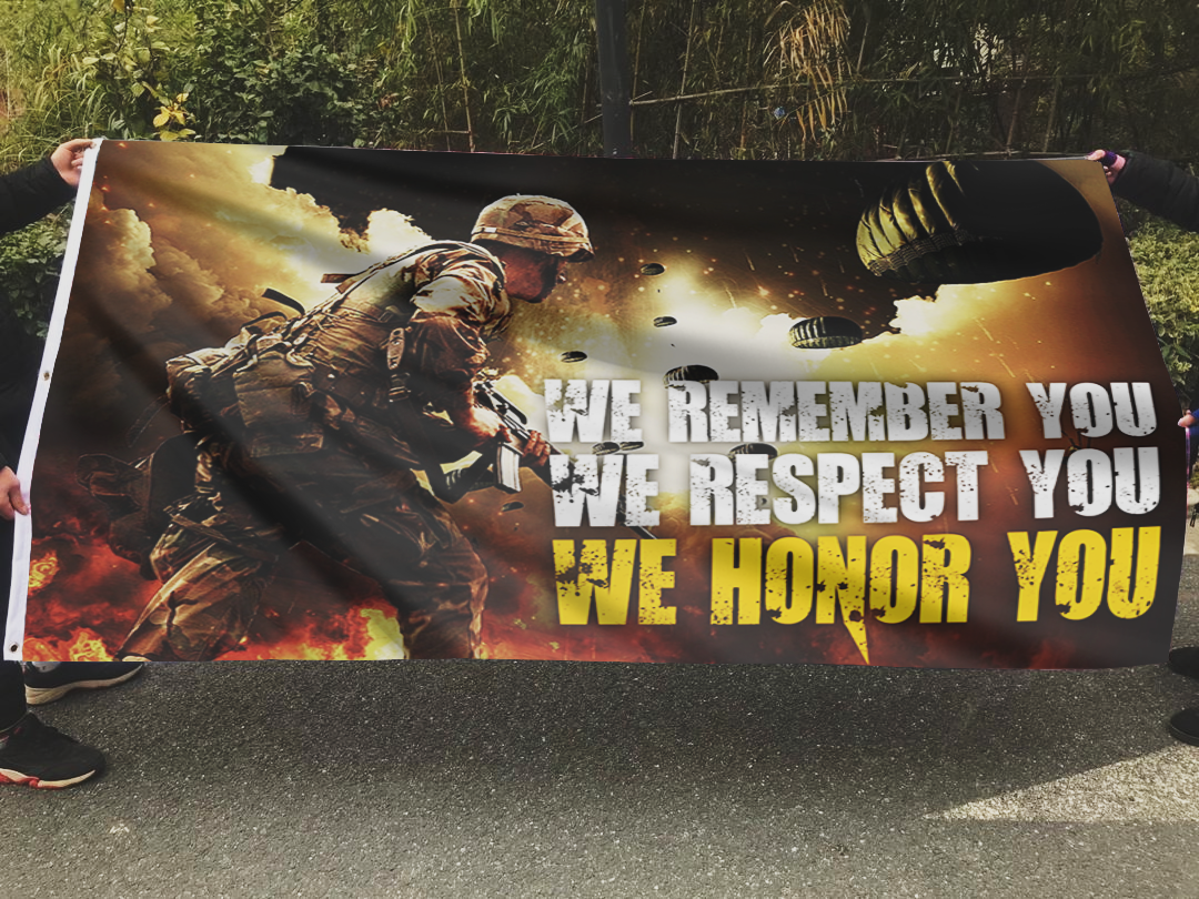 We Remember You - Memorial Flag