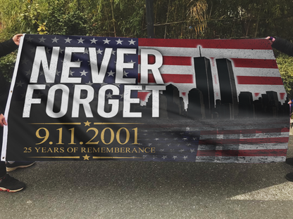 Never Forget 9.11.2001 Flag