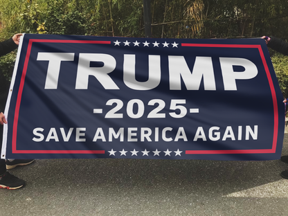 TRUMP Save America Again 2025 Flag