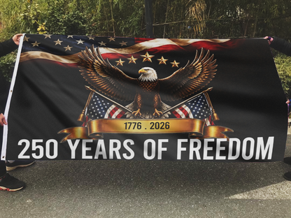 A Quarter Millennium of Freedom Eagle Flag