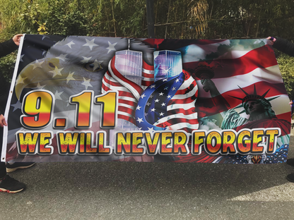 Liberty - 9.11 - We Will Never Forget Flag