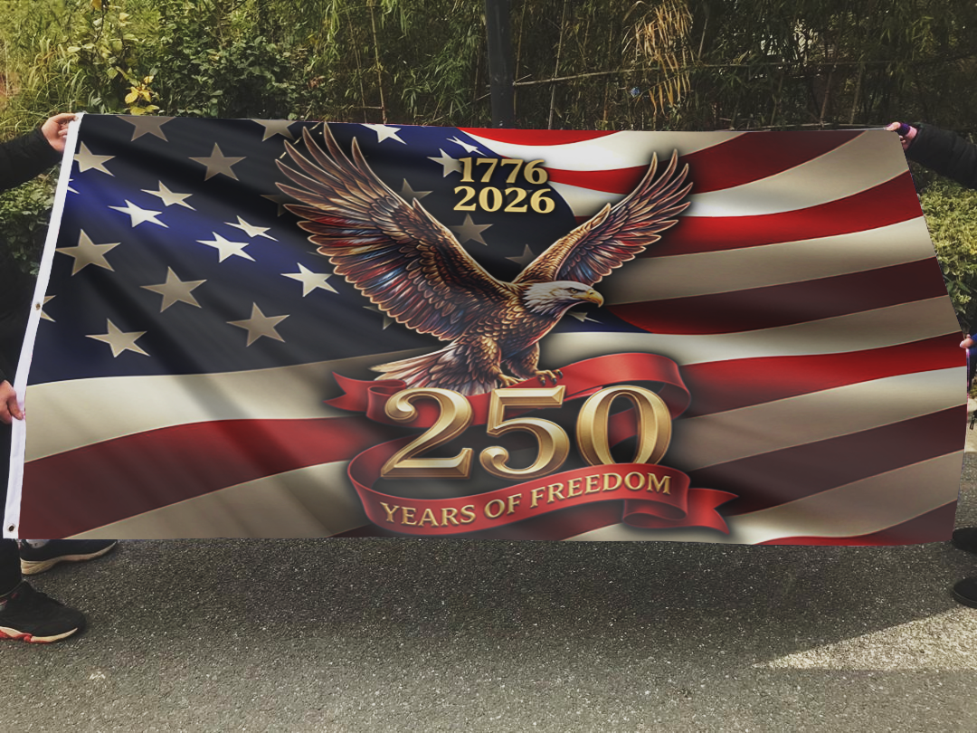 1776 - 2026 250 years of Freedom Flag