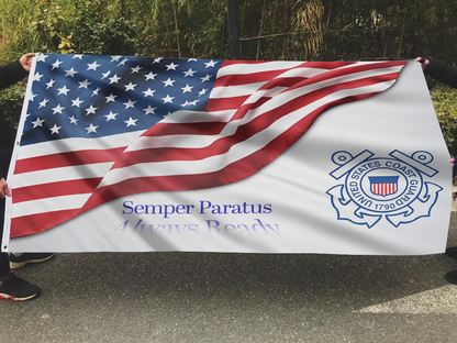 USA Semper Paratus Always Ready Flag