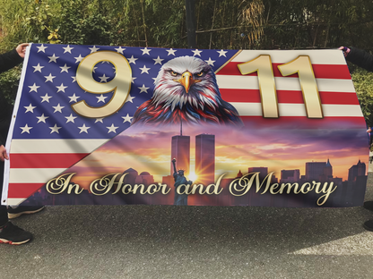 In Honor and Memory 911 Flag