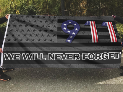 USA 911 We Will Never Forget Flag