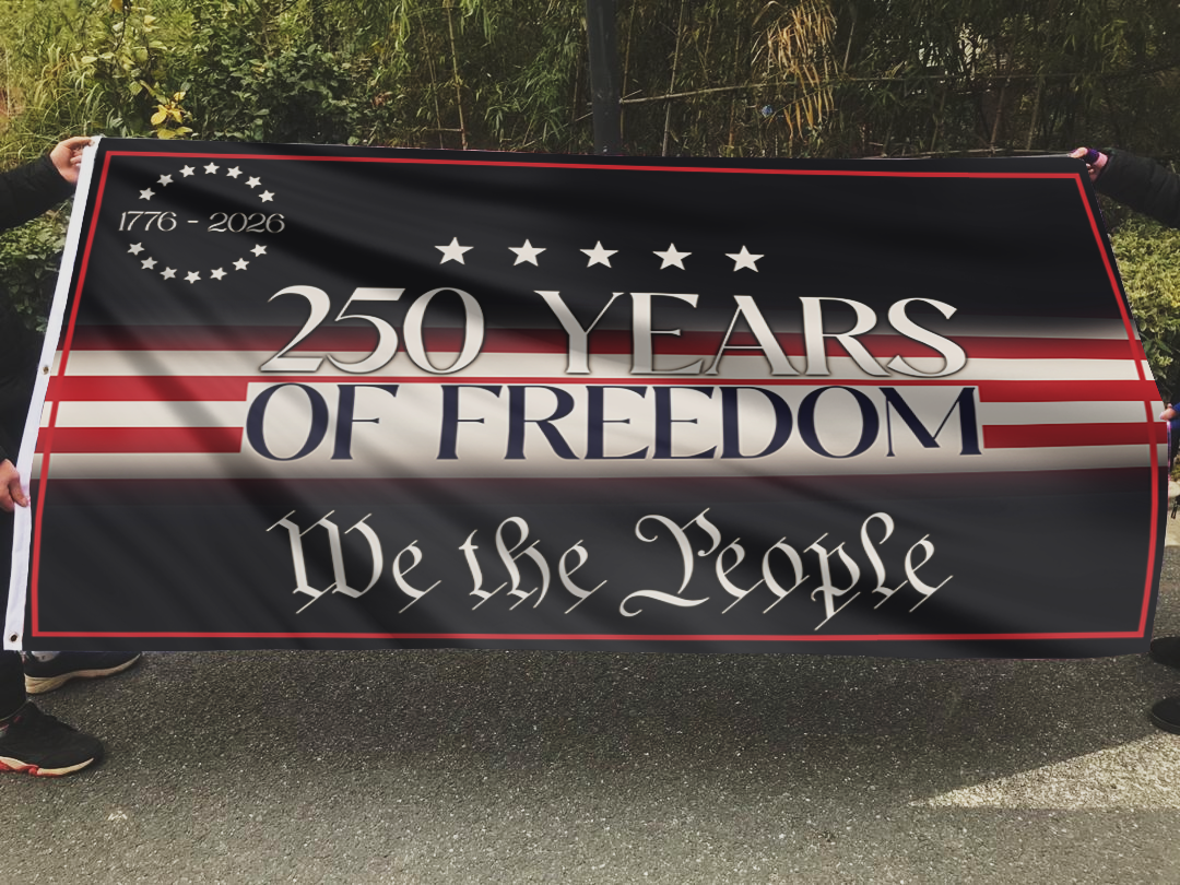 250 Years of Freedom - We the People American Patriotic Flag