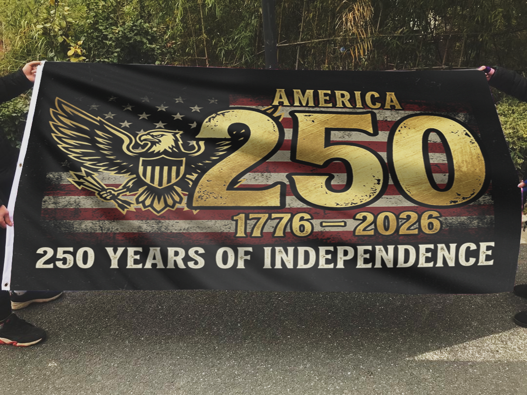 America 250 Semiquincentennial Patriotic Flag