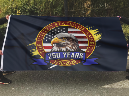 Eagle USA 250 Years Flag