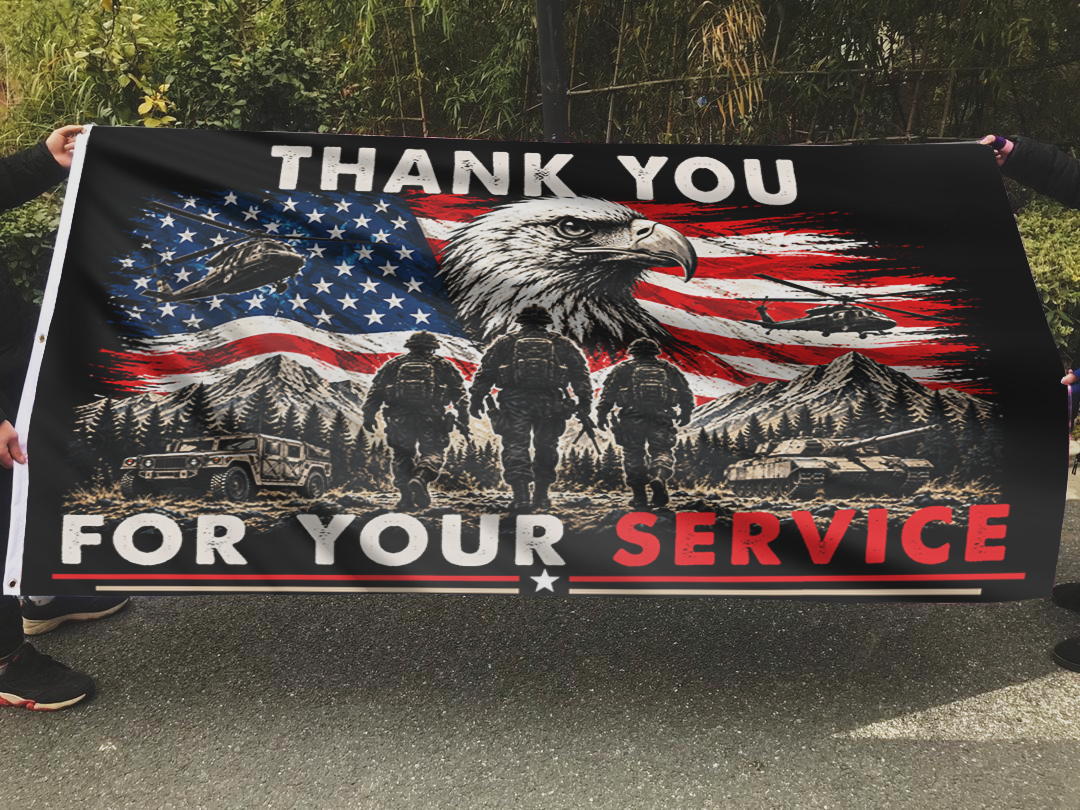 Thank you for Your Service USA Flag