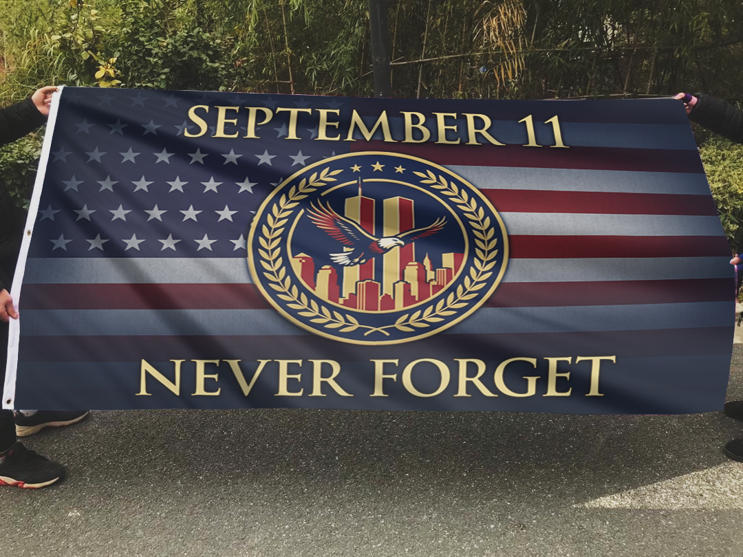 September 11 - Never Forget Eagle Flag
