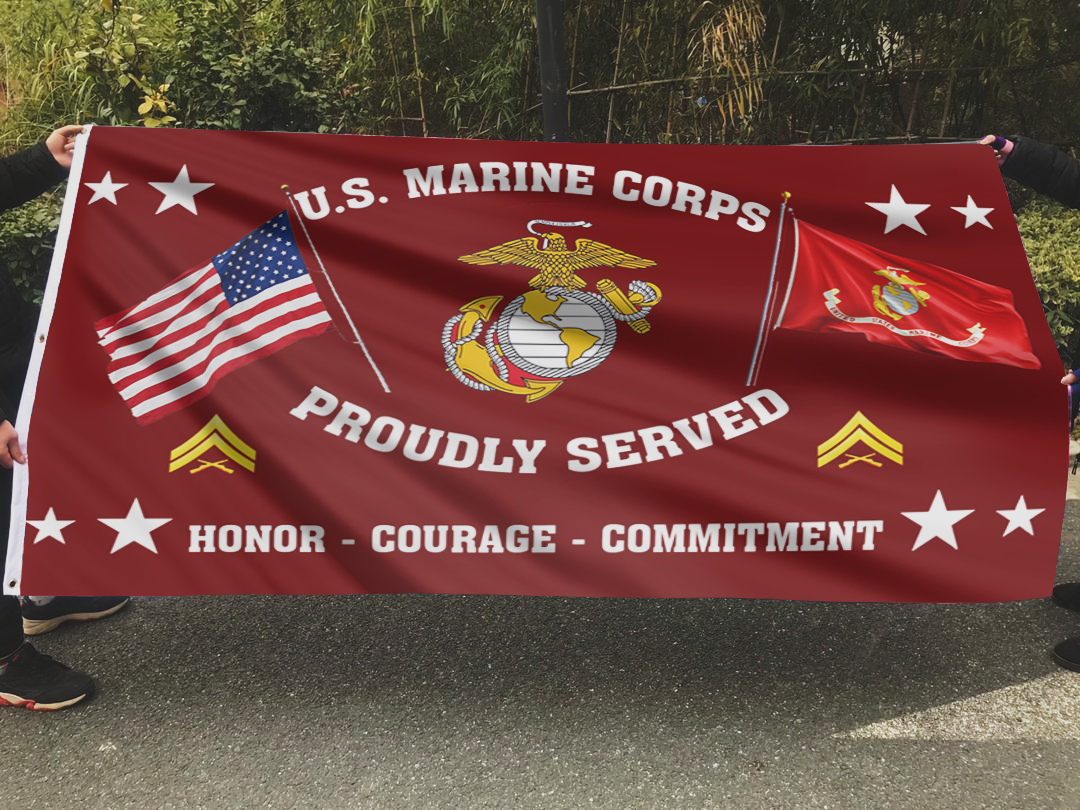 United States Marine Corps - Corporal Flag