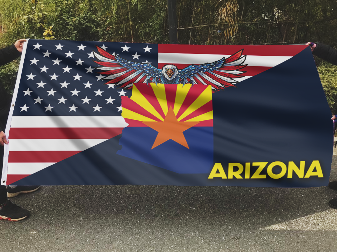 Arizona American Eagle Flag