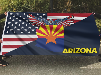 Arizona American Eagle Flag