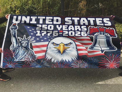 United States 250 Years Flag