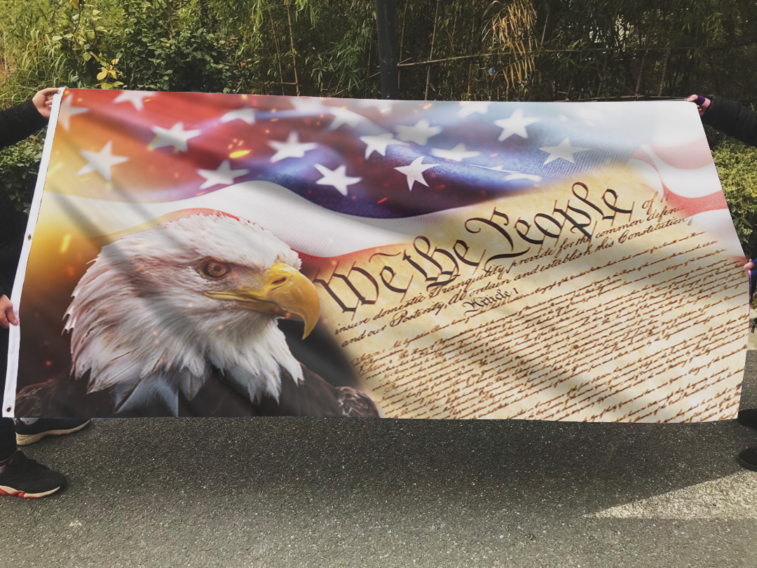 Vintage American Eagle Flag
