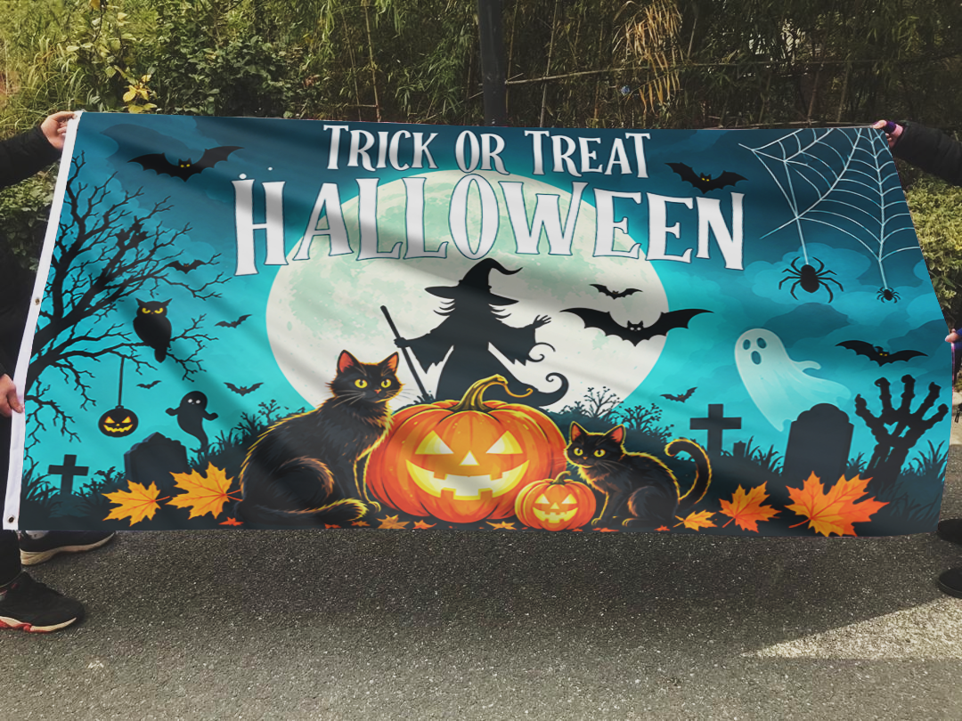 Trick or Treat Halloween Flag