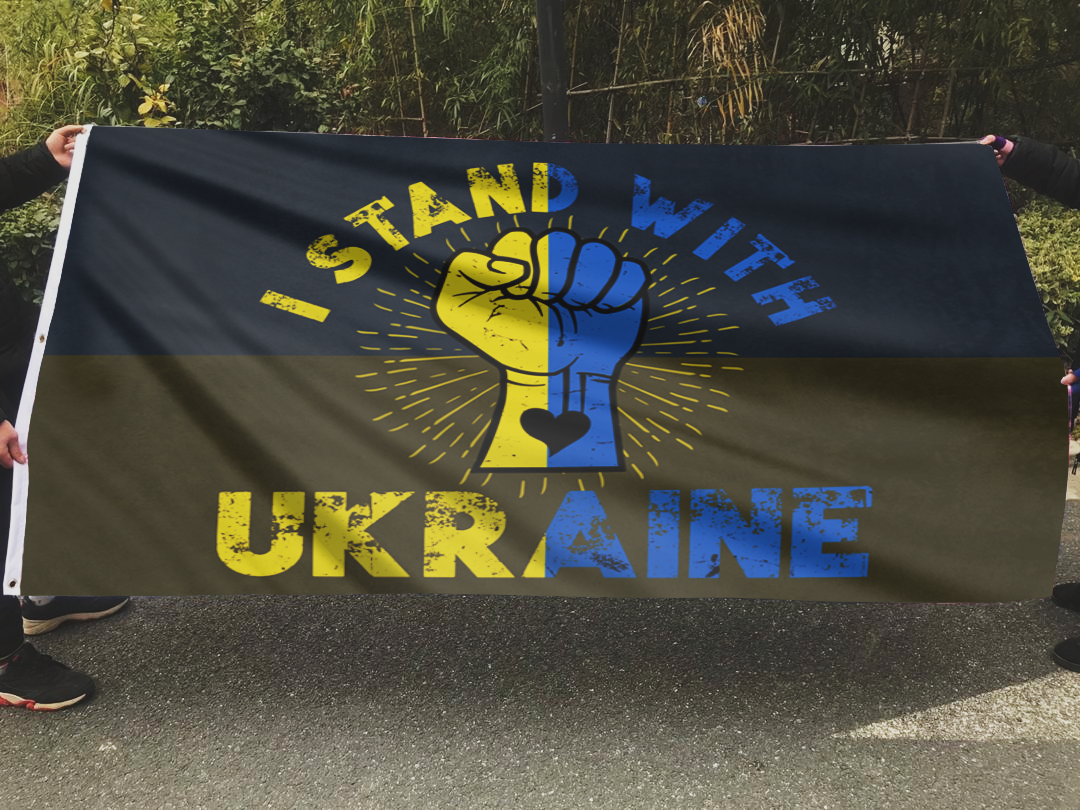 Support | Stand With Ukraine ♥ Flag