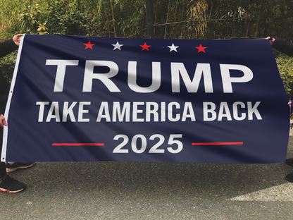 Trump Take America Back 2025 Flag